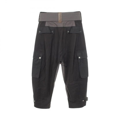 Louis Vuitton Cargo Pants High Waist An1 Black Cotton — view 2