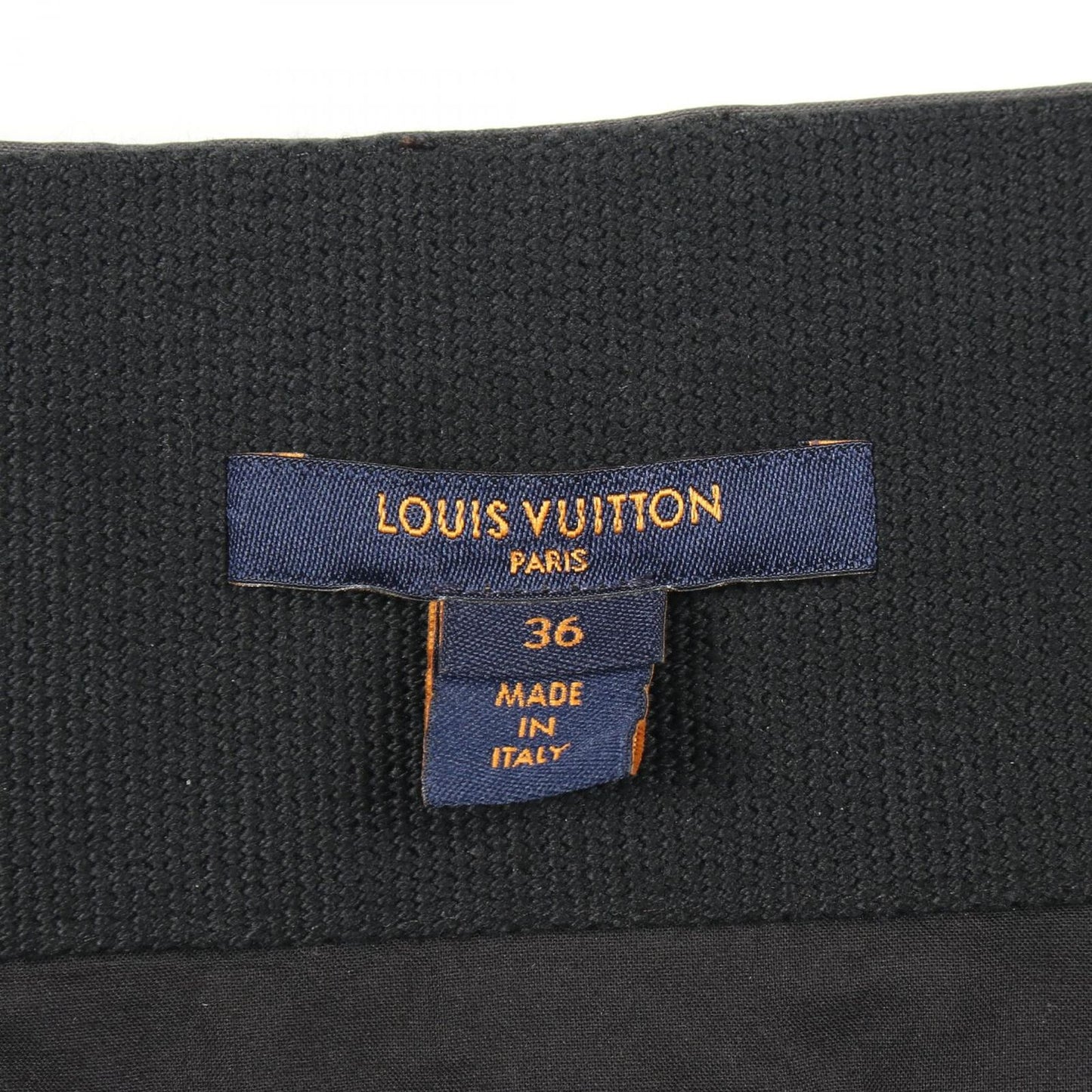 Louis Vuitton Cargo Pants High Waist An1 Black Cotton — view 3