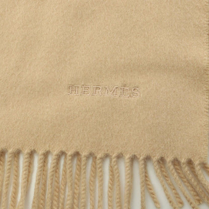 Hermes Shawl Logo Embroidery Large Scarf — view 5