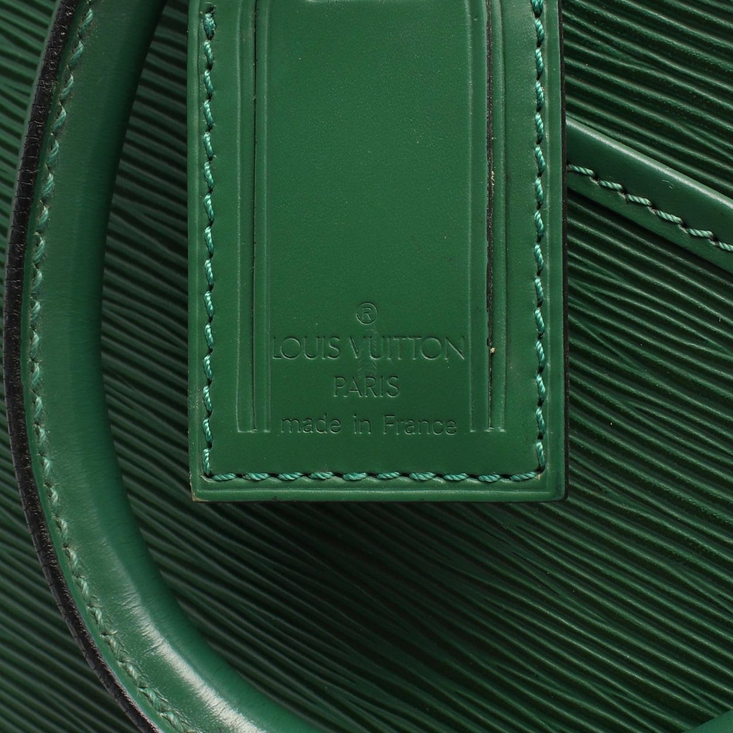 Louis Vuitton Handbag Riviera Epi Borneo Green Leather — view 4