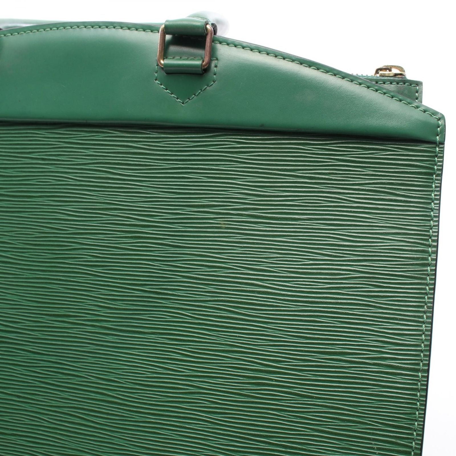 Louis Vuitton Handbag Riviera Epi Borneo Green Leather — view 8