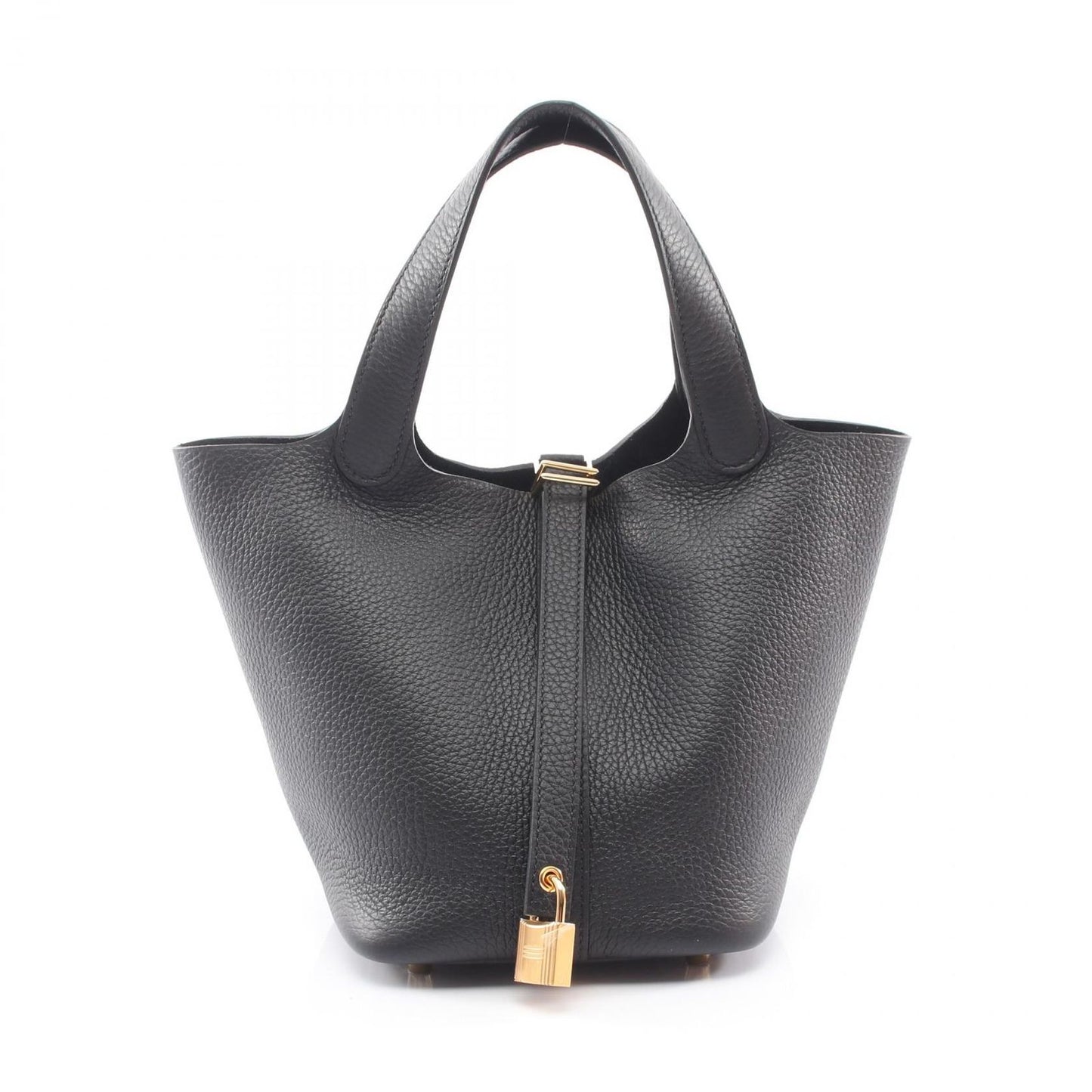 Hermes Handbag Picotin Lock PM Black Leather