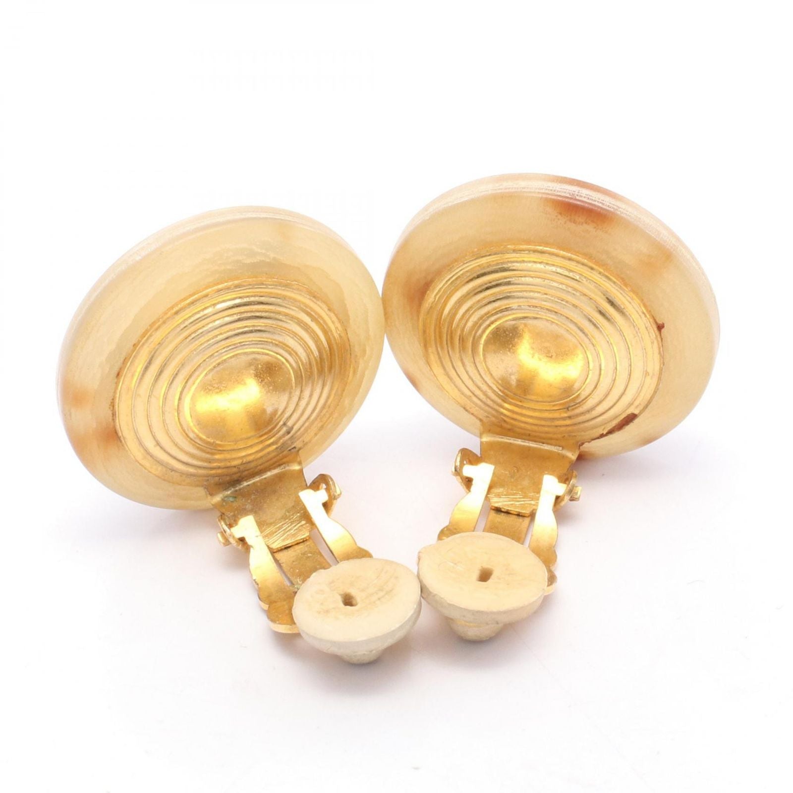 Hermes Earrings Circle Gold — view 6