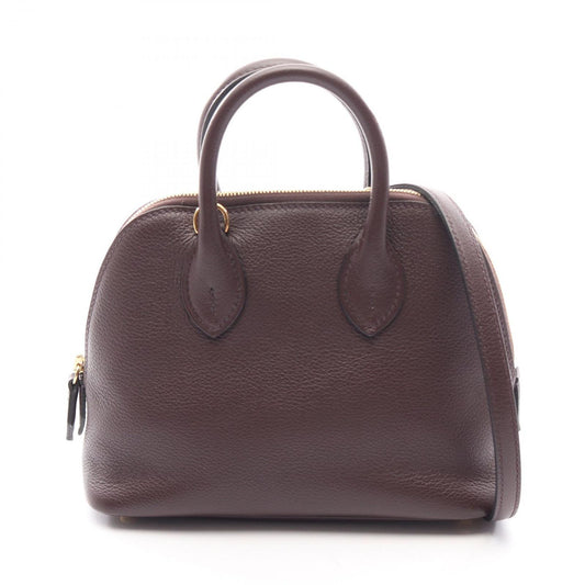 Hermes Handbag Bolide Mini 2-Way le Jusselier Mauve Sylvestre Leather Mini