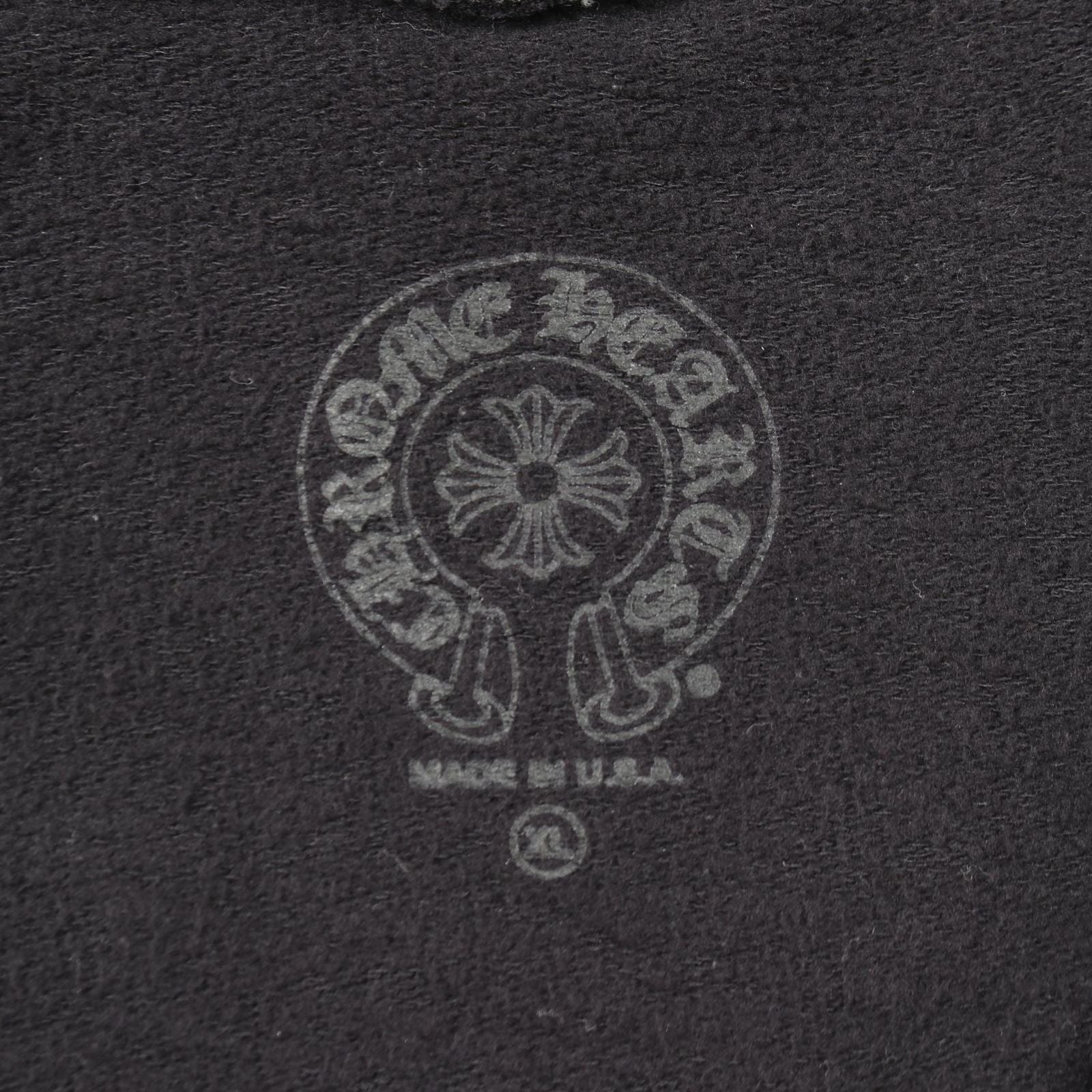 Chrome Hearts Hoodie Horse Shoe CH Plus Daga Zip Ross Limited BK Cotton Zip — view 3