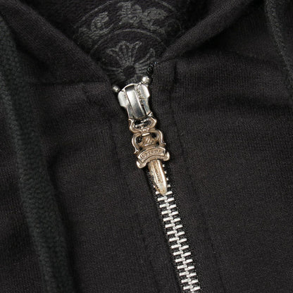 Chrome Hearts Hoodie Horse Shoe CH Plus Daga Zip Ross Limited BK Cotton Zip — view 5