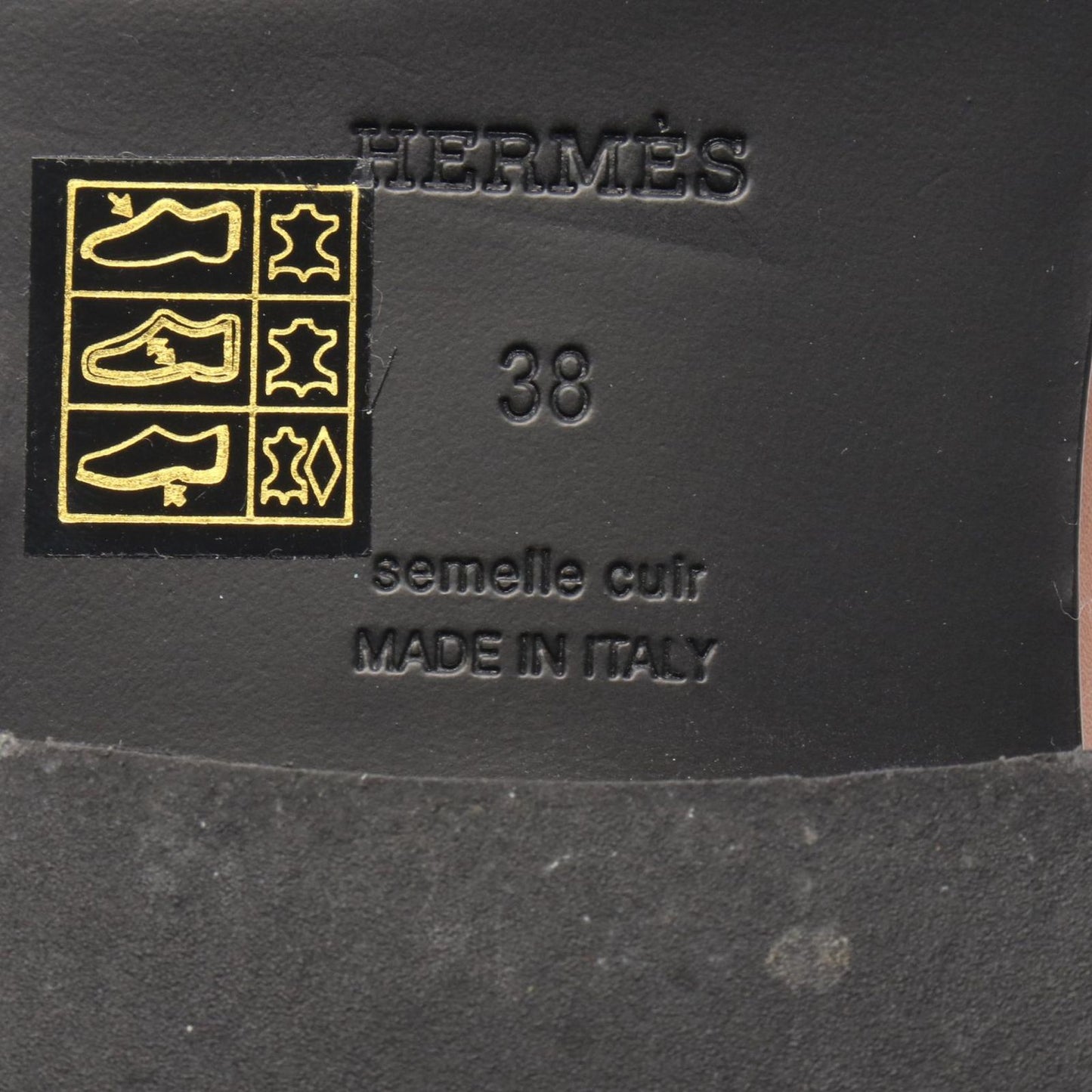 Hermes Loafers Moccasin Impact Camel Leather — view 6