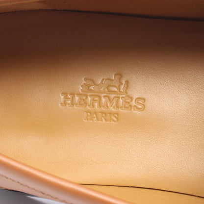 Hermes Loafers Moccasin Impact Camel Leather — view 5