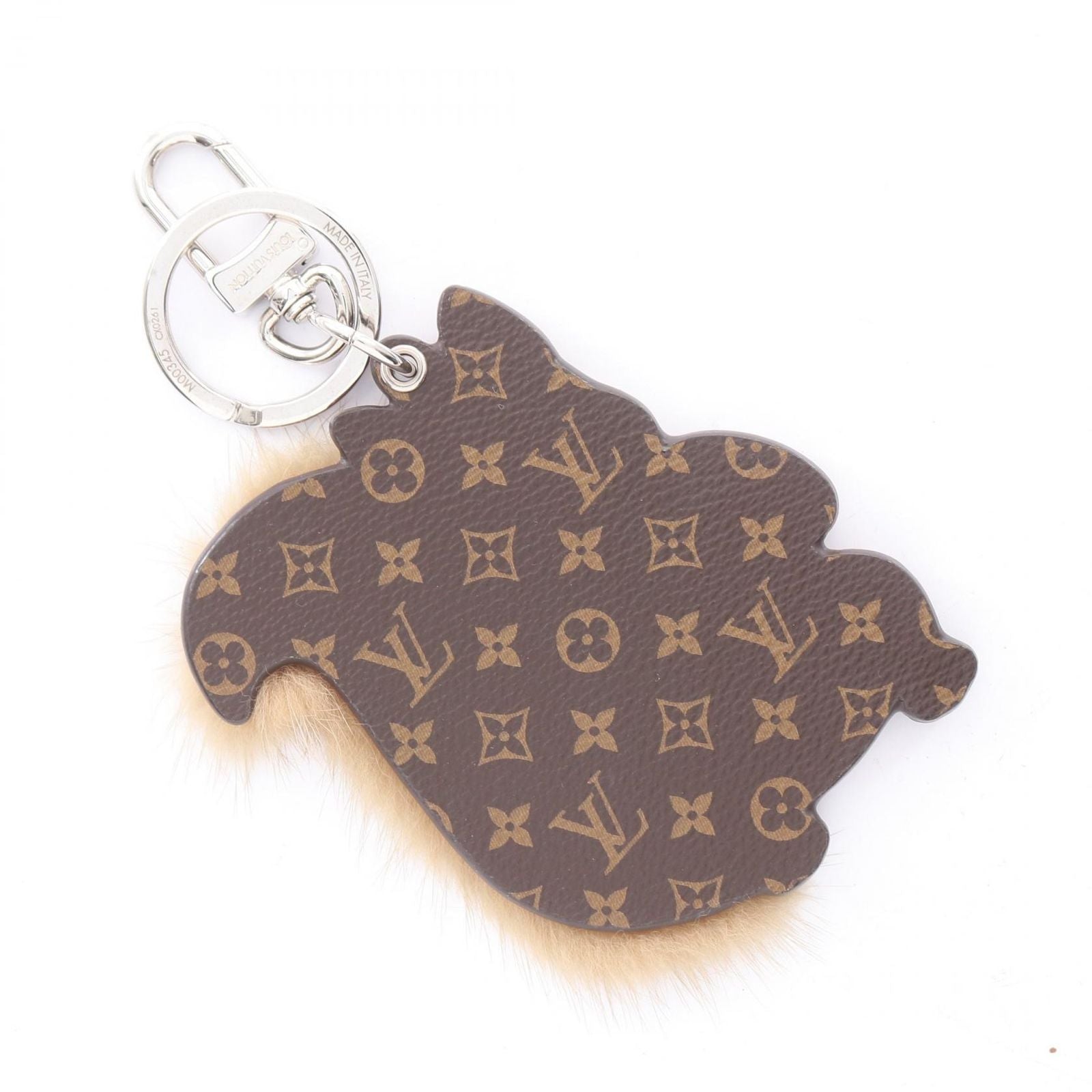 Louis Vuitton Key Holder Porte Cles Square Monogram Leather — view 2