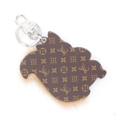 Louis Vuitton Key Holder Porte Cles Square Monogram Leather — view 2