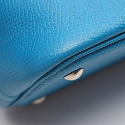 Hermes Handbag Bolide 27 2-Way Blue Zanzibar Leather — view 6