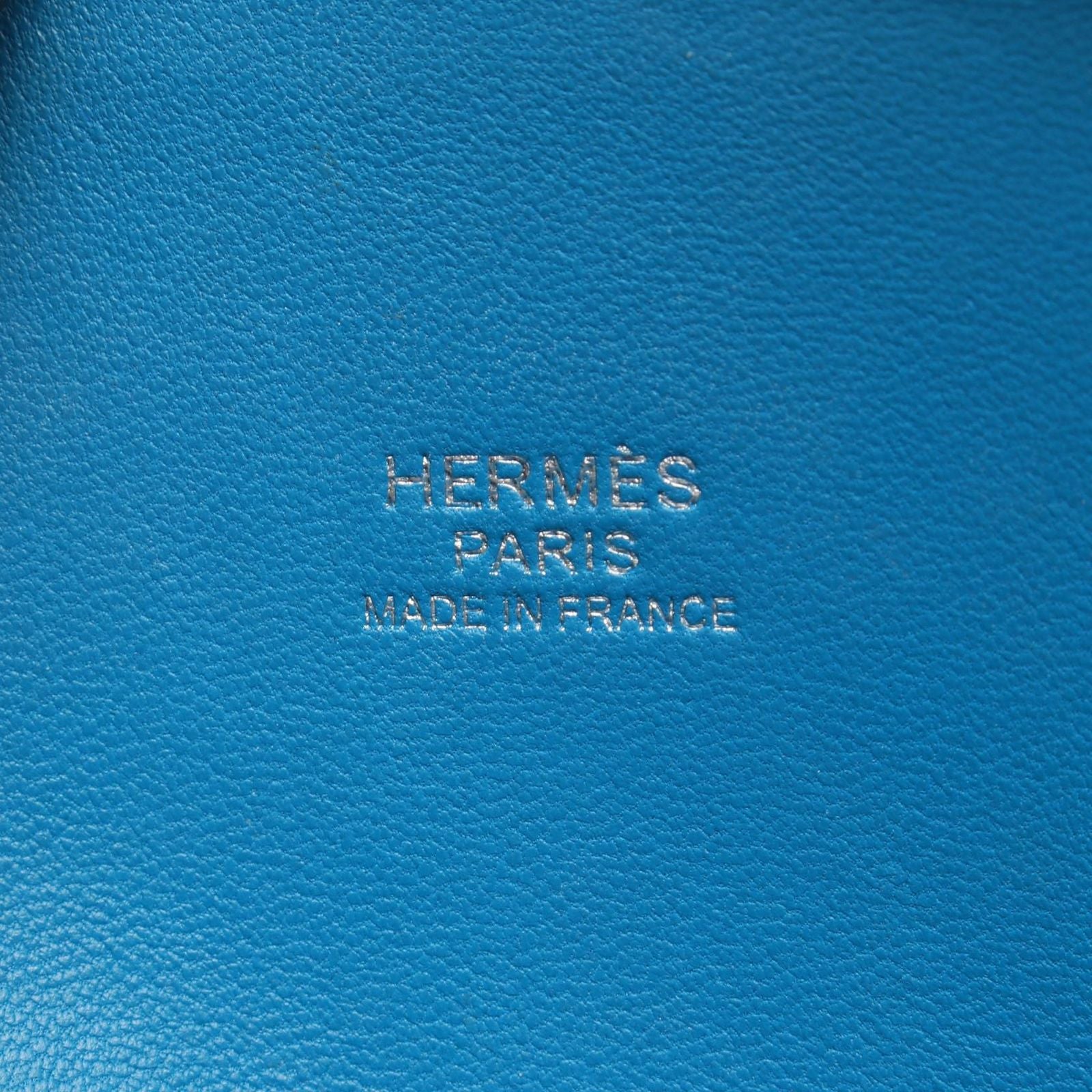 Hermes Handbag Bolide 27 2-Way Blue Zanzibar Leather — view 4
