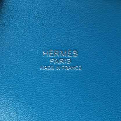 Hermes Handbag Bolide 27 2-Way Blue Zanzibar Leather — view 4