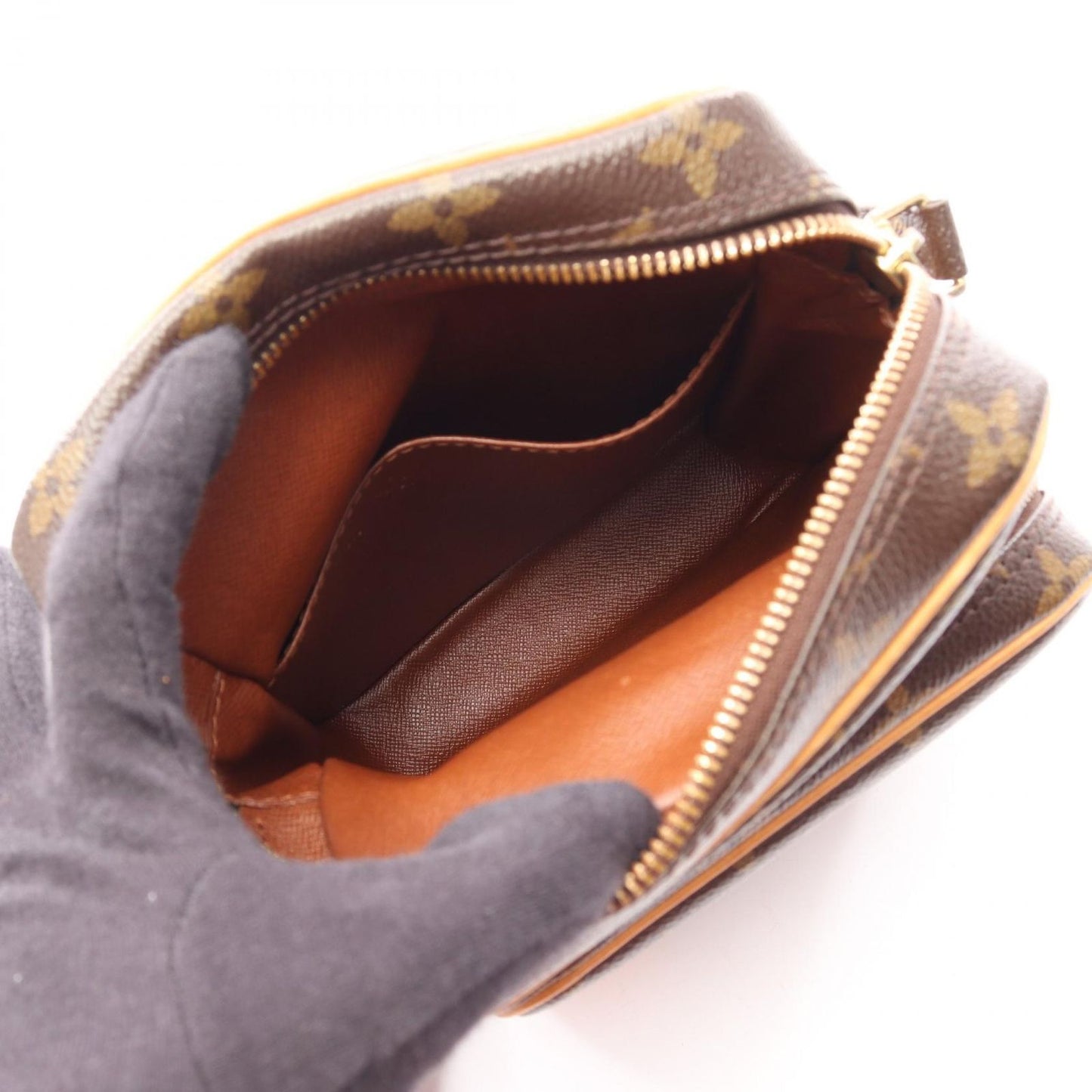 Louis Vuitton Shoulder Bag Amazon Canvas Leather — view 3