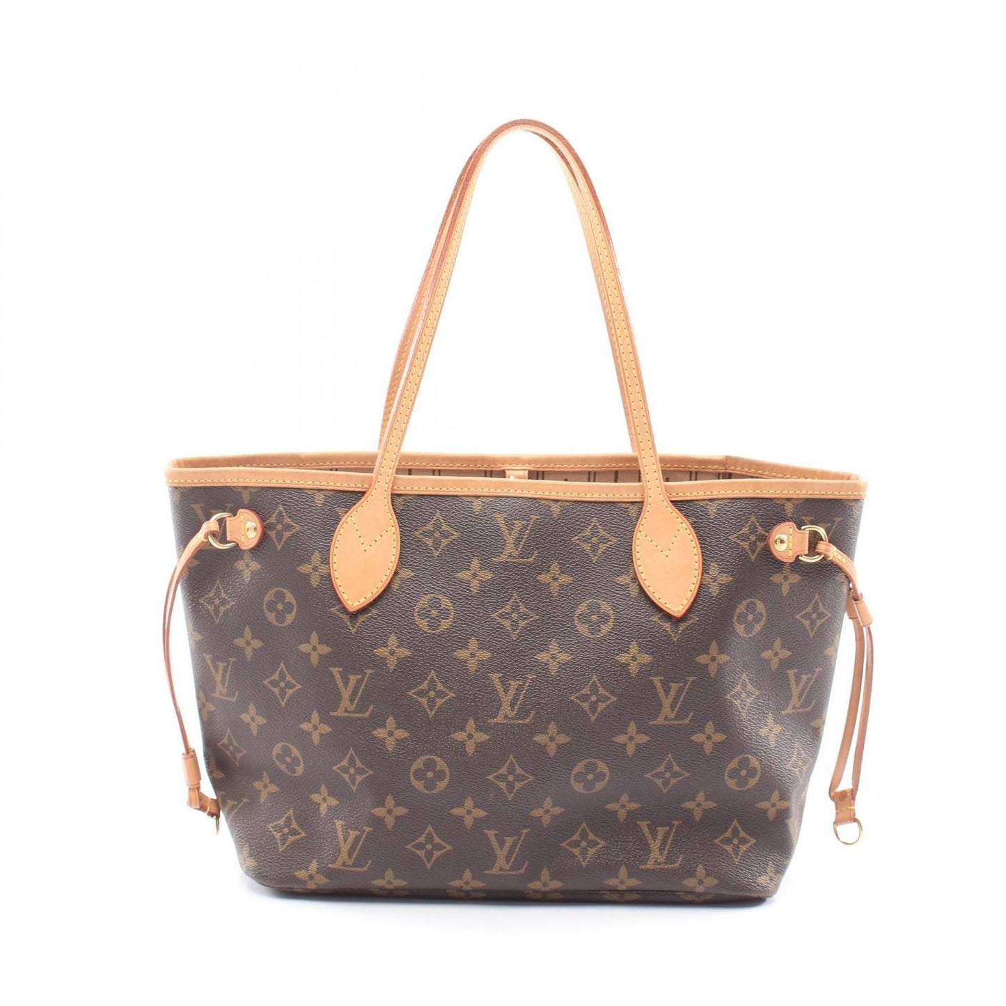Louis Vuitton Tote Neverfull PM Canvas Leather
