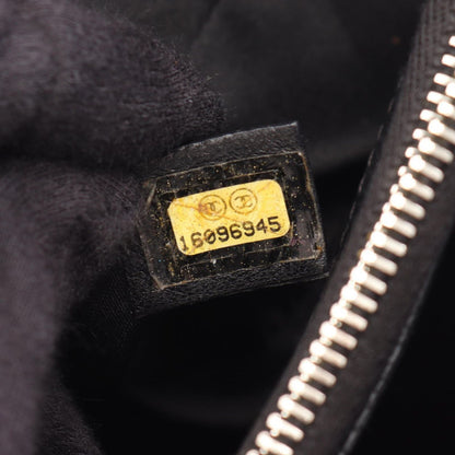 Chanel Tote Quilted Grand Shopping GST Black Caviar Leather Chain — view 5