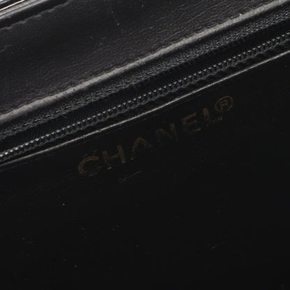 Chanel Handbag Bicolor CC Logo 2-Way Black Caviar Leather CC Vanity Chain — view 4