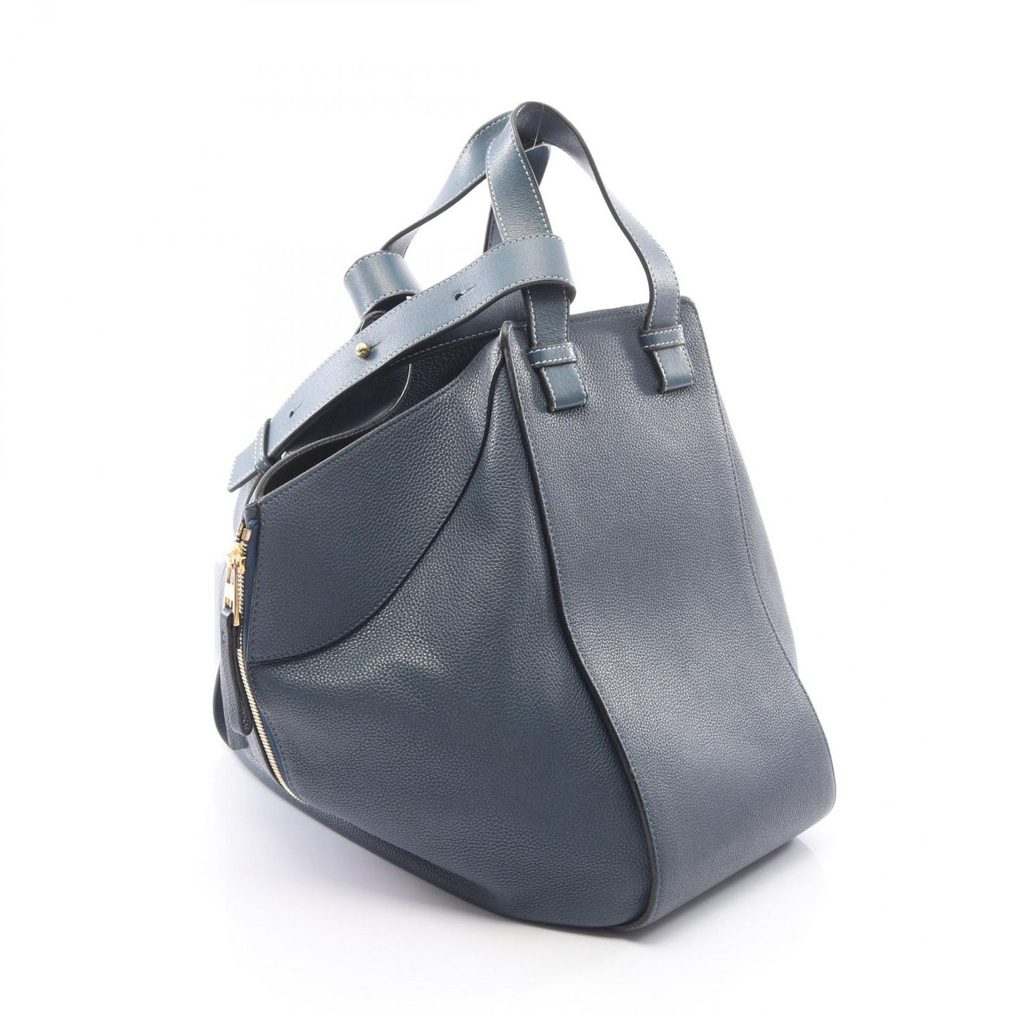 Loewe Handbag Hammock Medium 2-Way Navy Leather — view 2