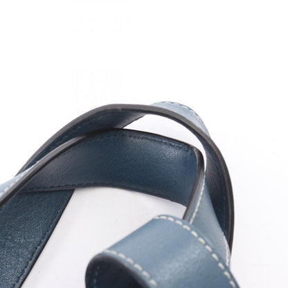 Loewe Handbag Hammock Medium 2-Way Navy Leather — view 8