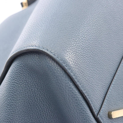 Loewe Handbag Hammock Medium 2-Way Navy Leather — view 5