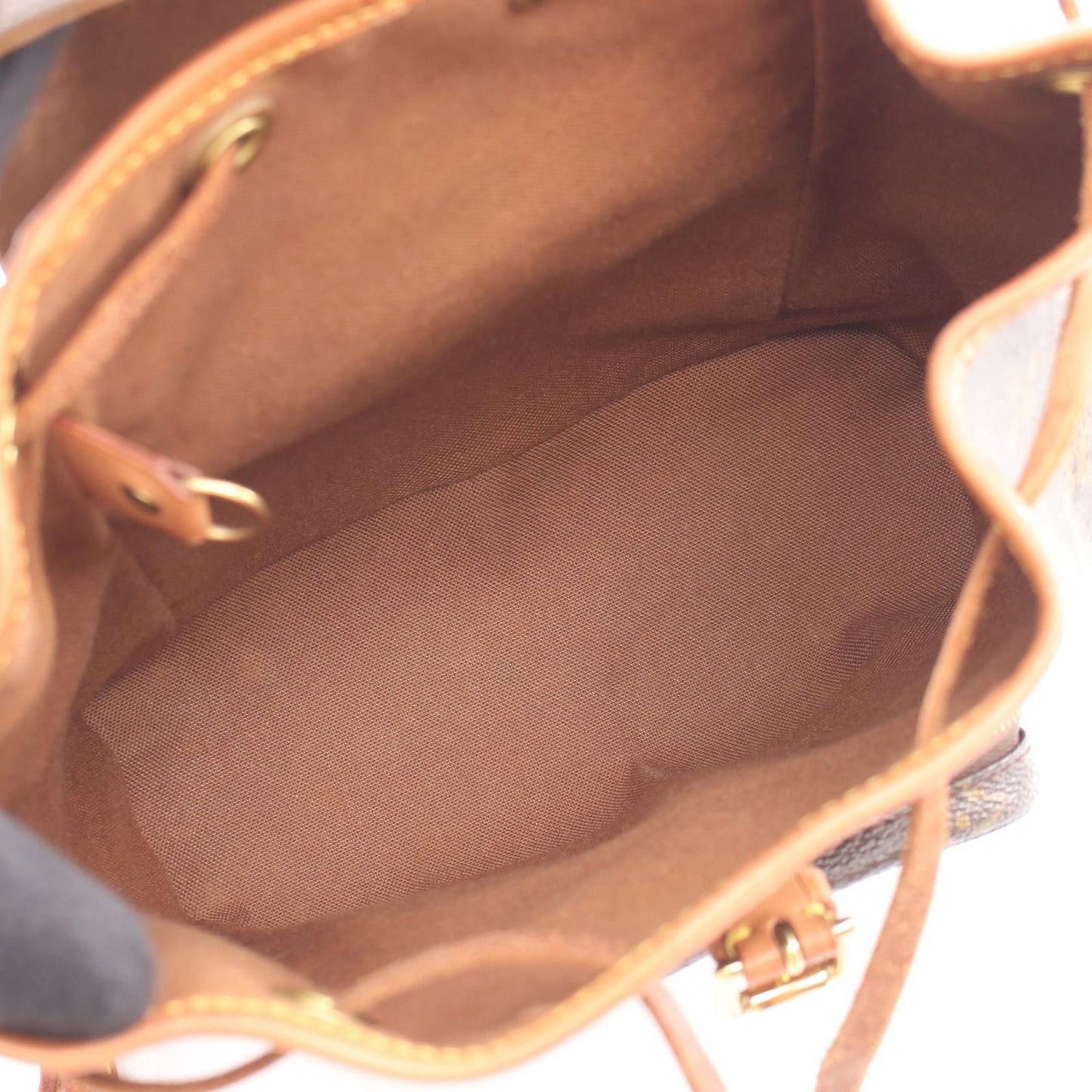 Louis Vuitton Backpack Mini Montsouris Canvas Leather — view 3