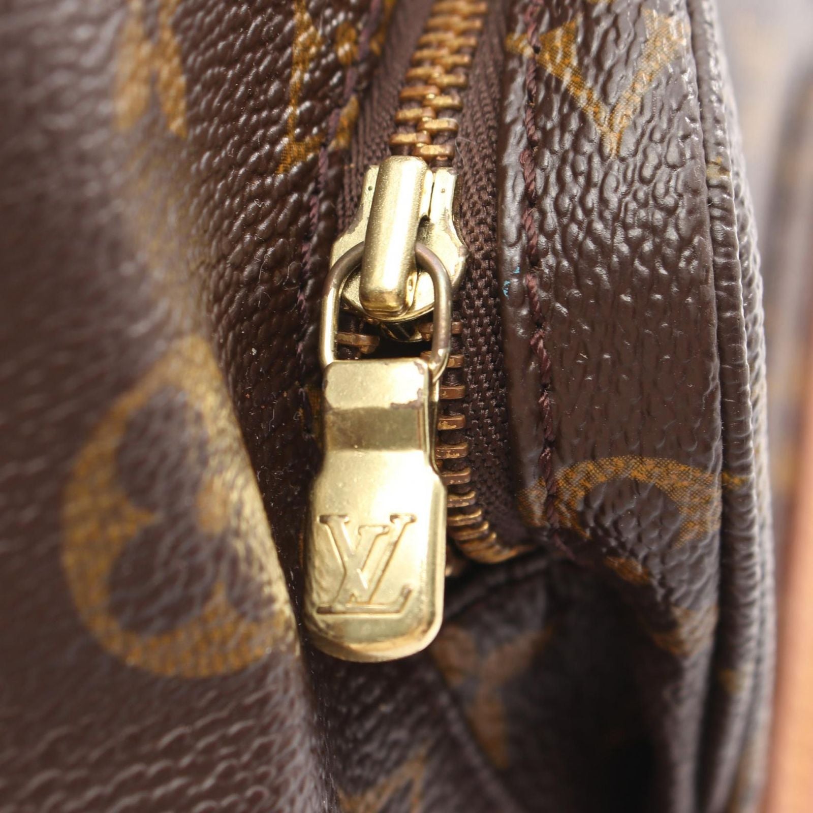 Louis Vuitton Backpack Mini Montsouris Canvas Leather — view 8