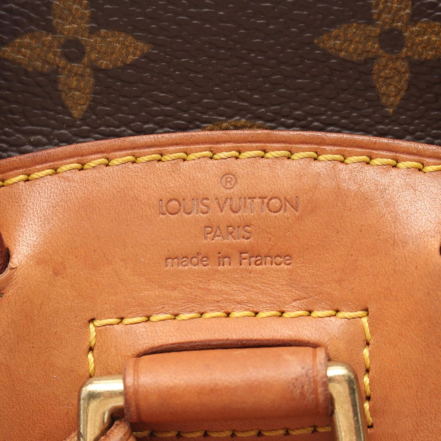 Louis Vuitton Backpack Mini Montsouris Canvas Leather — view 4