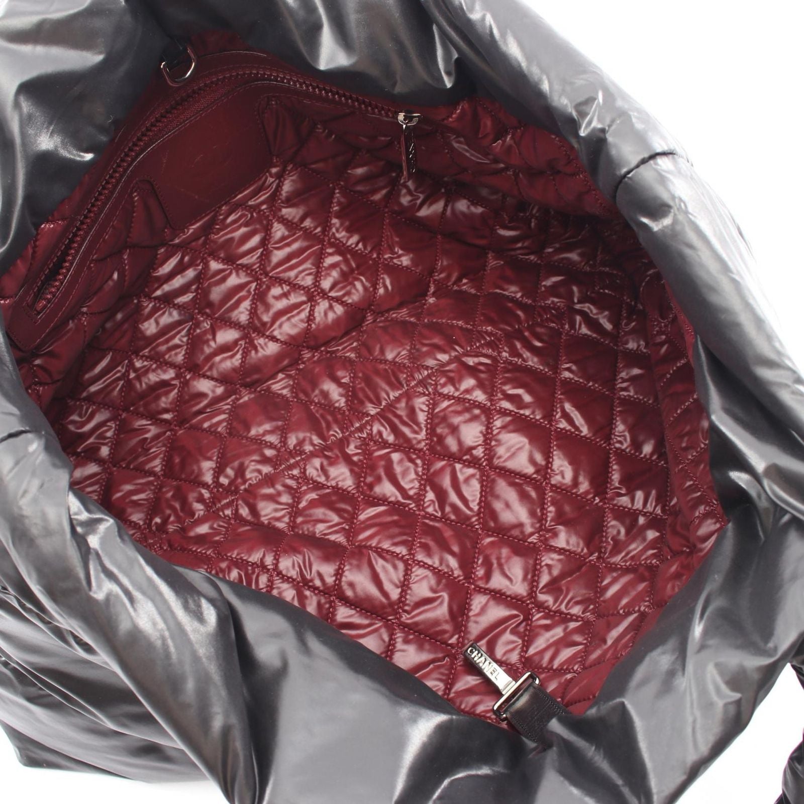 Chanel Tote Coco Cocoon Black Nylon Leather — view 3