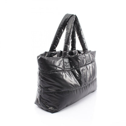 Chanel Tote Coco Cocoon Black Nylon Leather — view 2