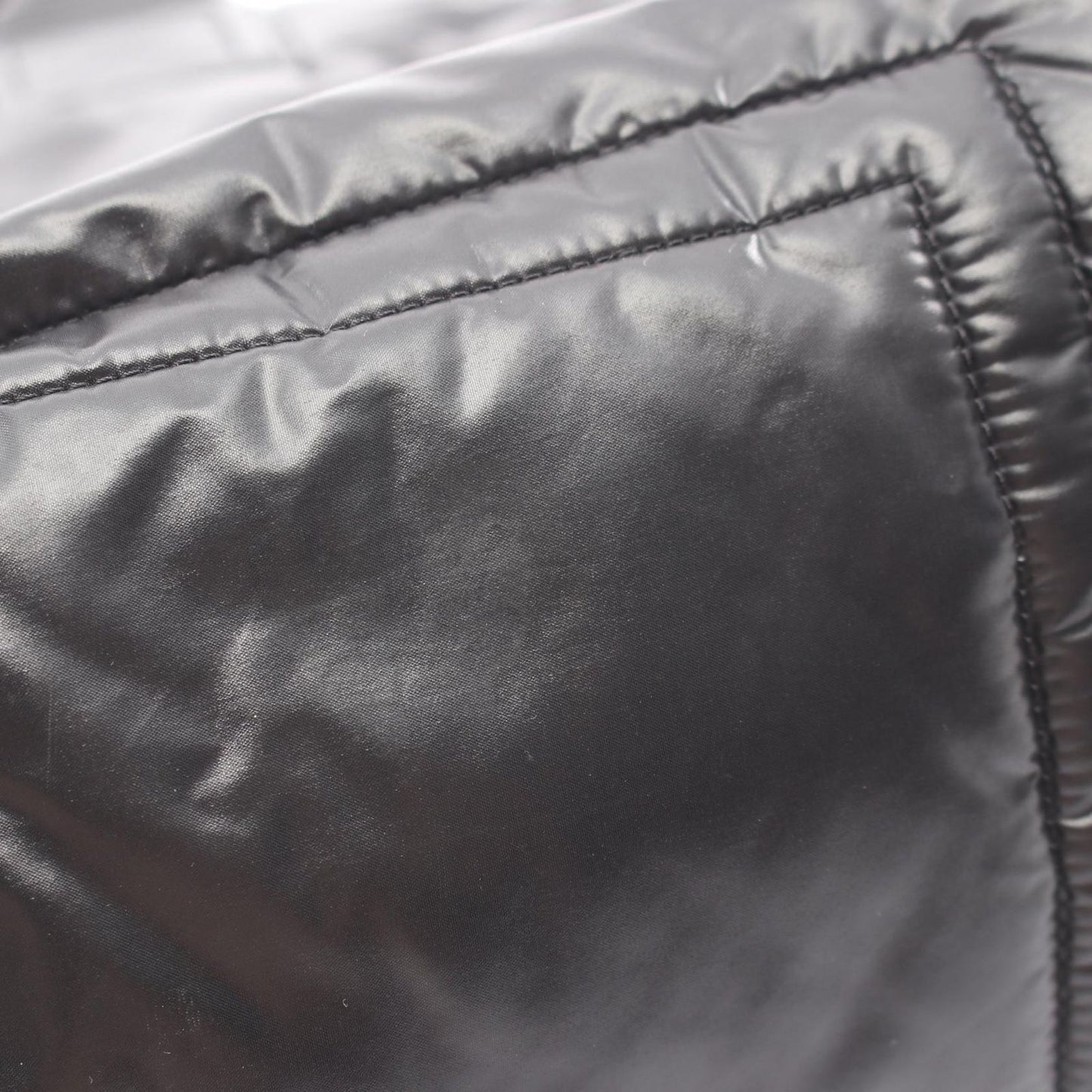 Chanel Tote Coco Cocoon Black Nylon Leather — view 7