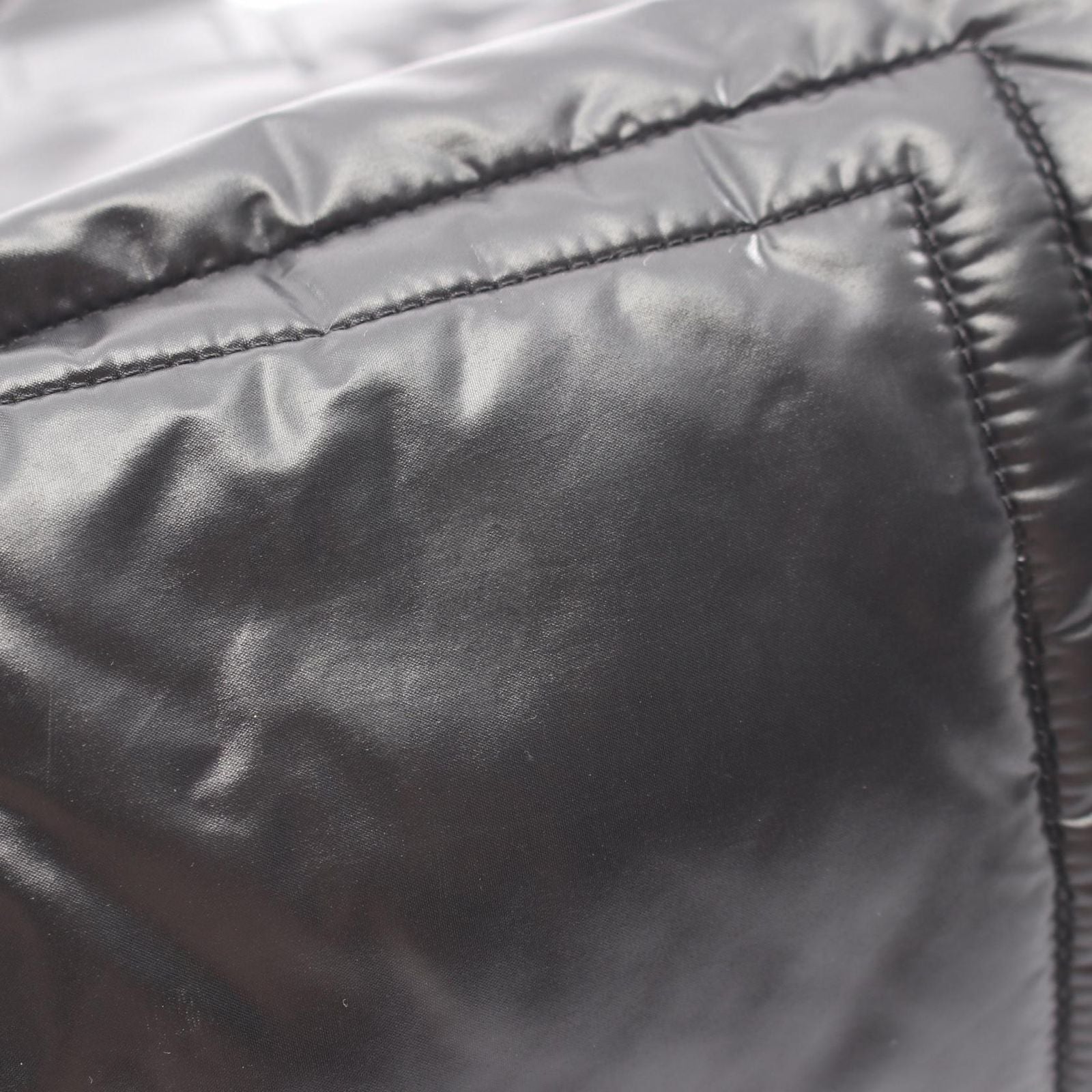 Chanel Tote Coco Cocoon Black Nylon Leather — view 7