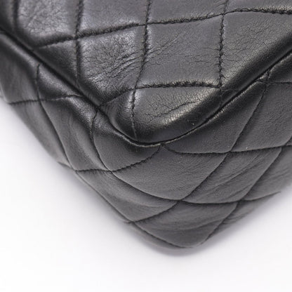 Chanel Shoulder Bag Quilted Small Hobo Black Lambskin Chain — view 6