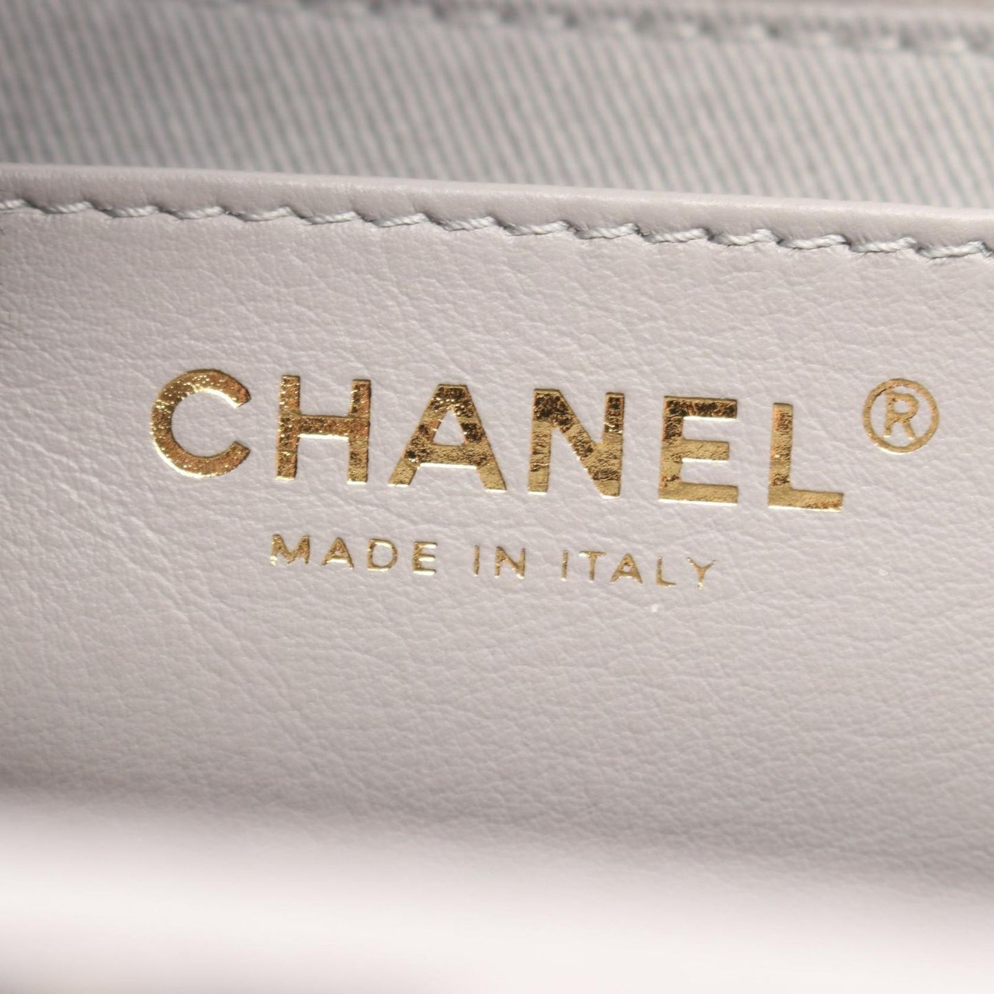 Chanel Shoulder Bag Business Affinity Quilted 2-Way Light Gray Caviar Leather — view 4