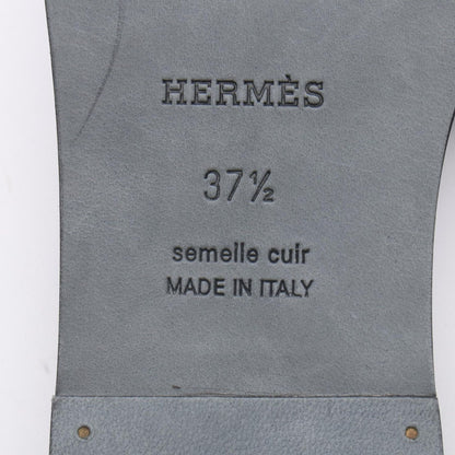 Hermes Sandals Oran Black Leather — view 6