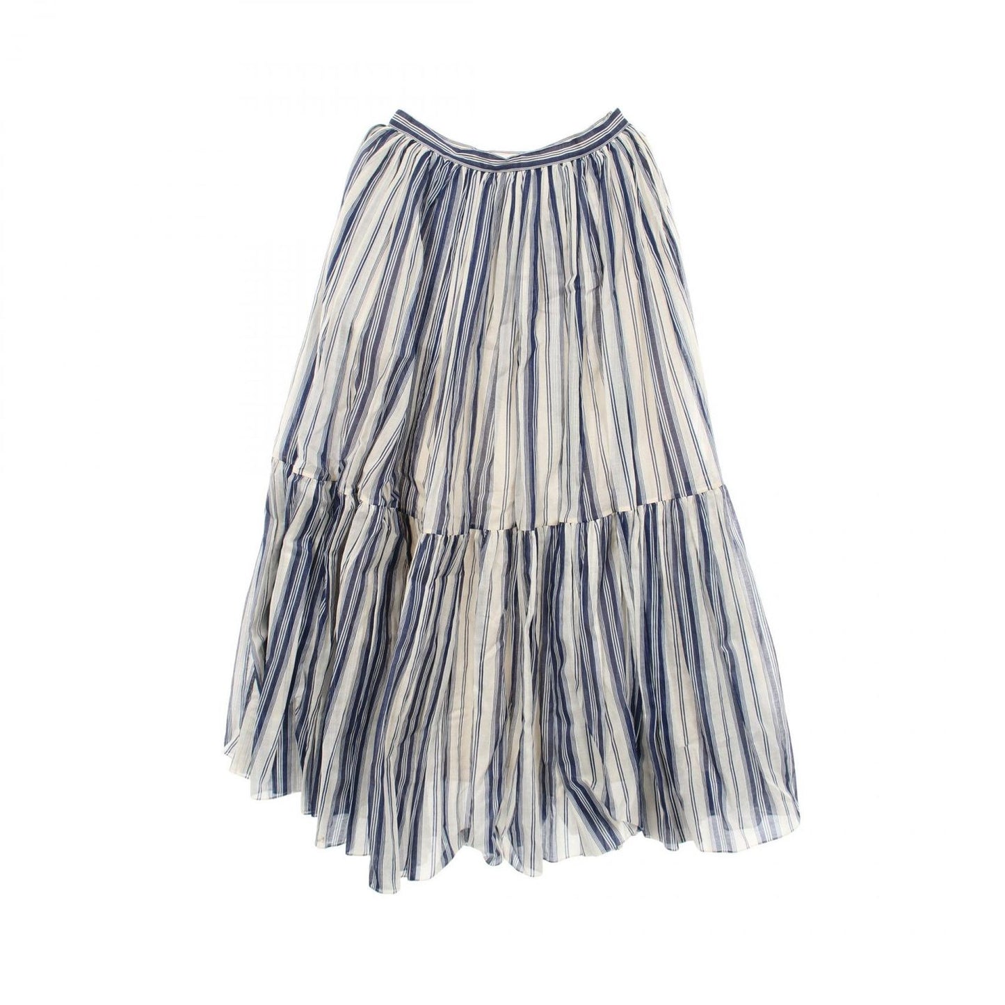 Dior Skirt Stripe Navy Cotton