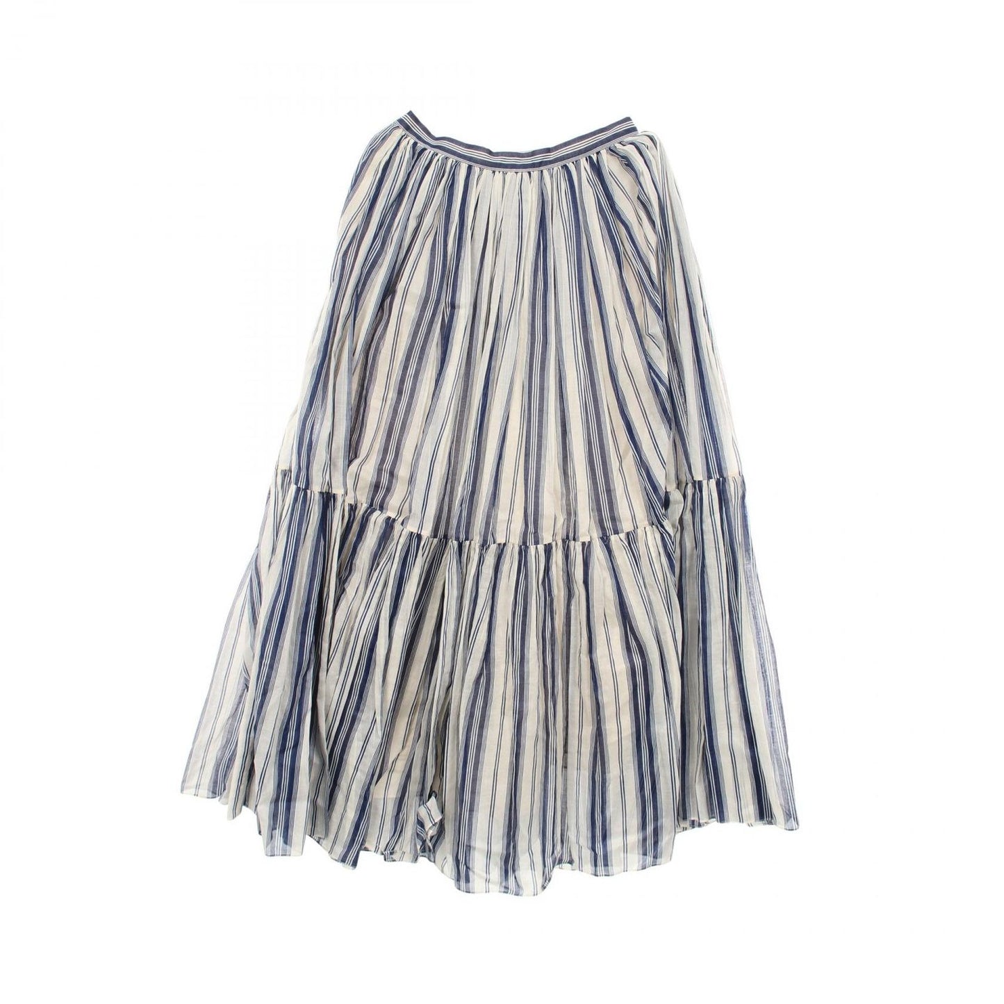 Dior Skirt Stripe Navy Cotton — view 2