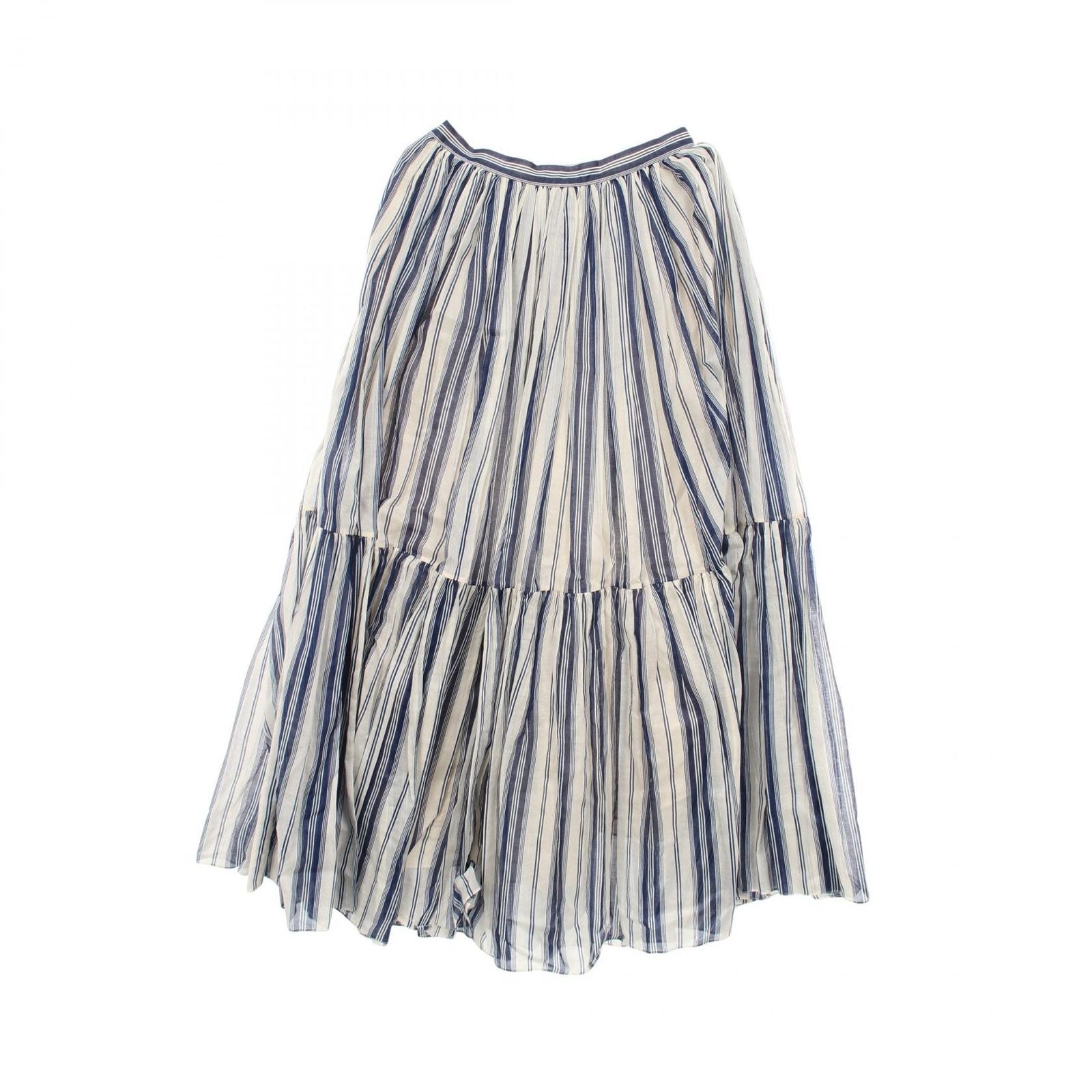 Dior Skirt Stripe Navy Cotton — view 2