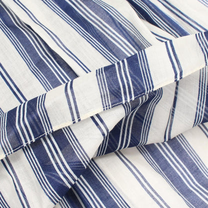 Dior Skirt Stripe Navy Cotton — view 8