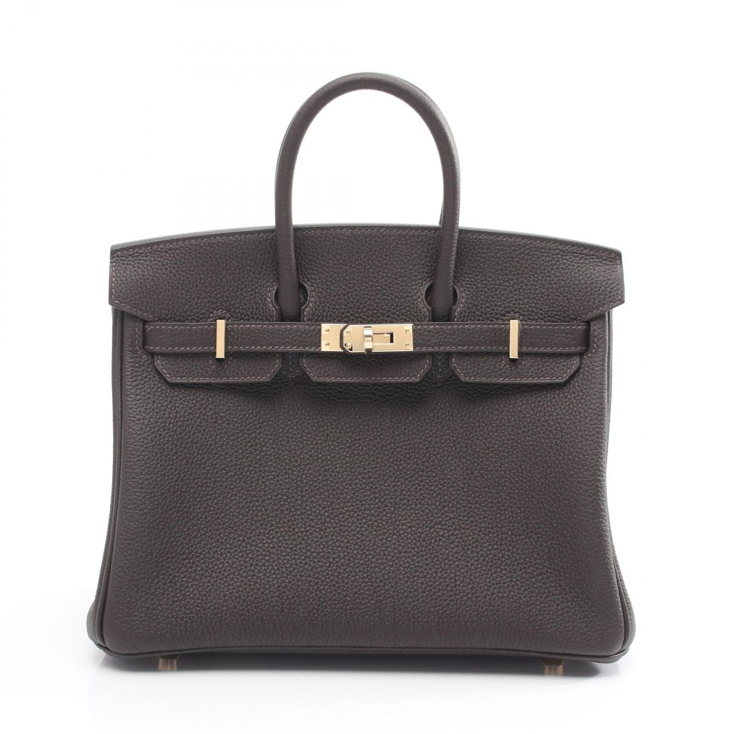 Hermes Handbag Birkin 25 Bebelin Leather