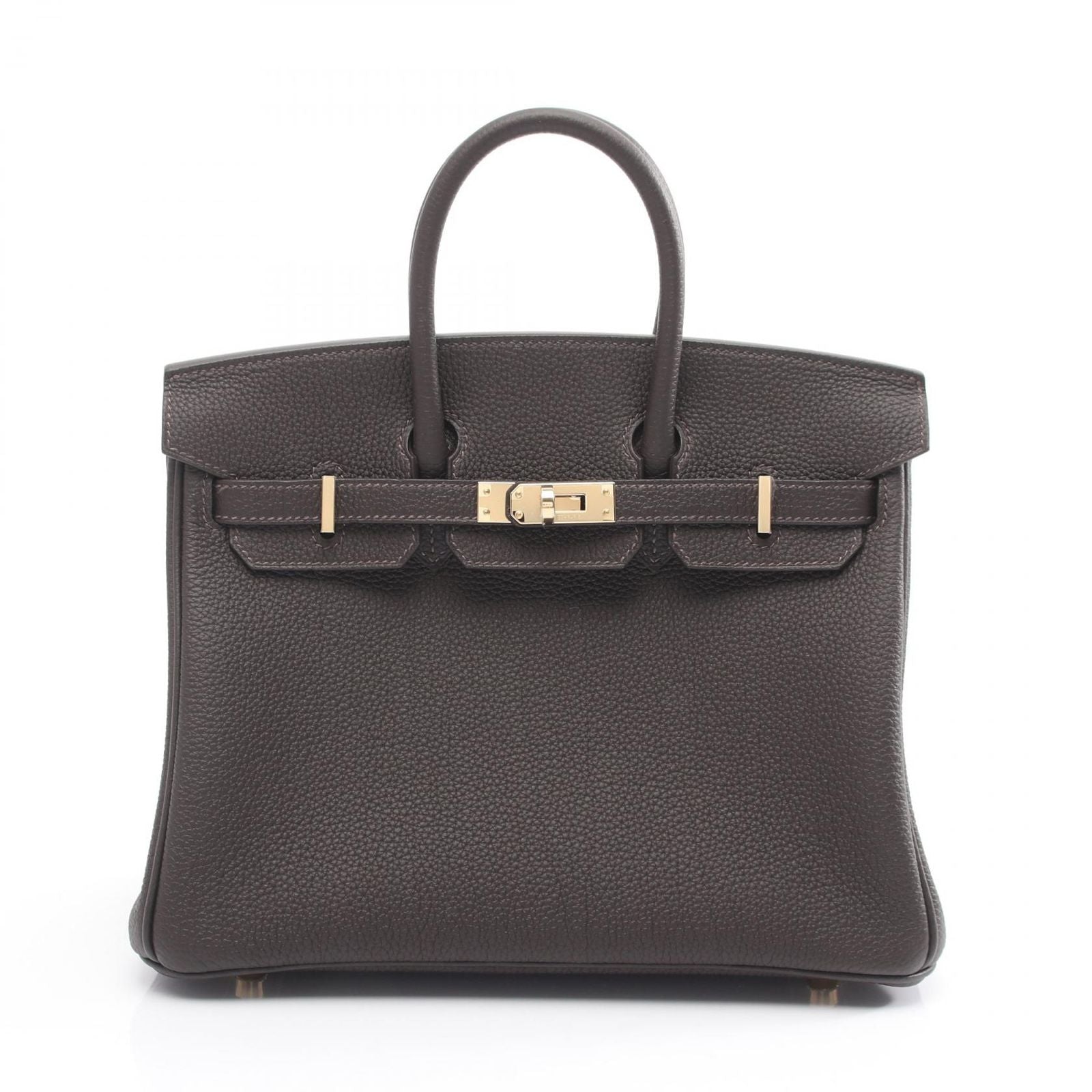Hermes Handbag Birkin 25 Bebelin Leather
