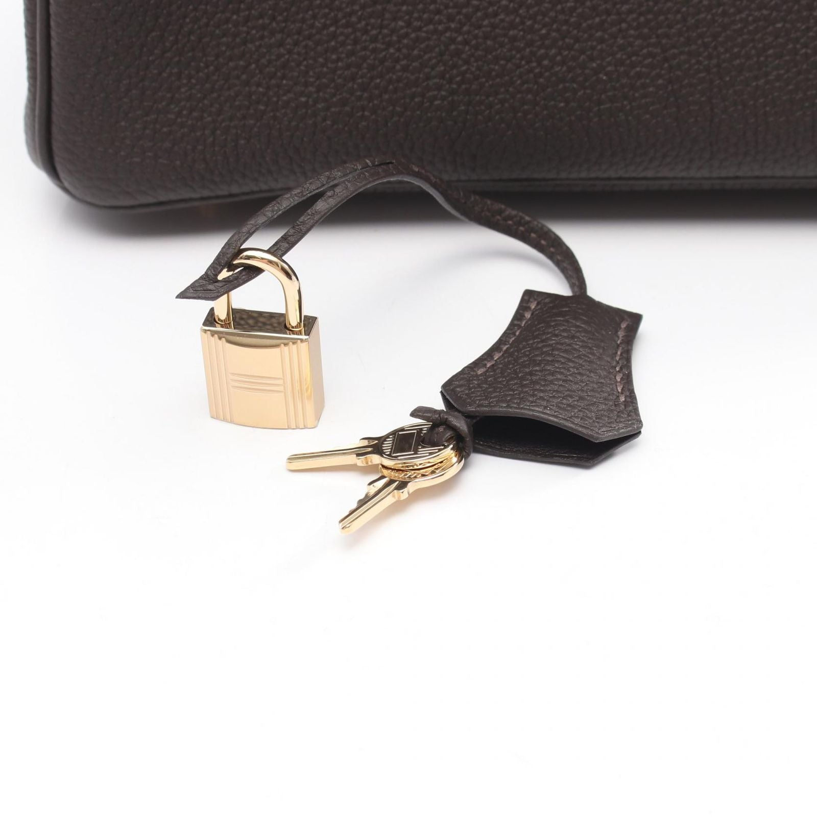 Hermes Handbag Birkin 25 Bebelin Leather — view 5