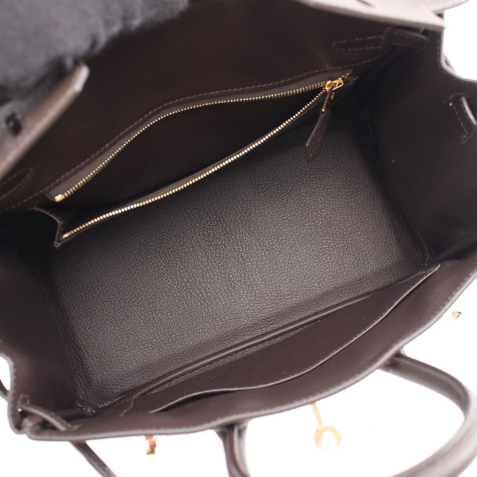 Hermes Handbag Birkin 25 Bebelin Leather — view 3