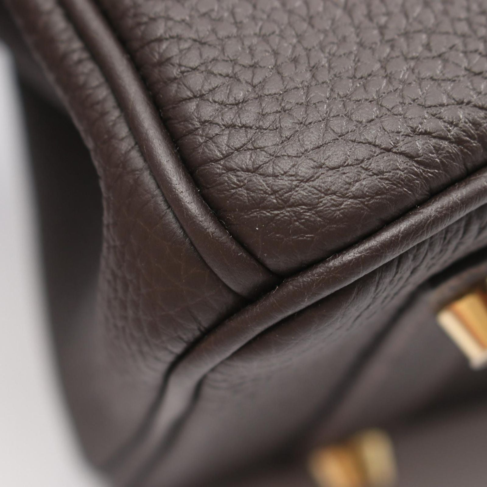 Hermes Handbag Birkin 25 Bebelin Leather — view 6