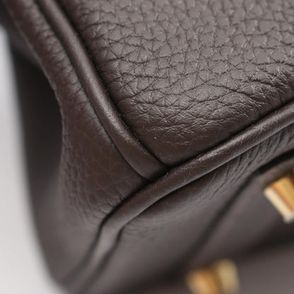 Hermes Handbag Birkin 25 Bebelin Leather — view 6