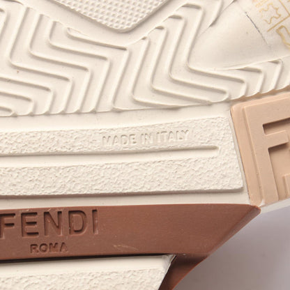 Fendi Sneakers Flow Pink Beige Suede — view 6