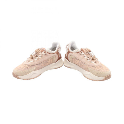 Fendi Sneakers Flow Pink Beige Suede — view 3