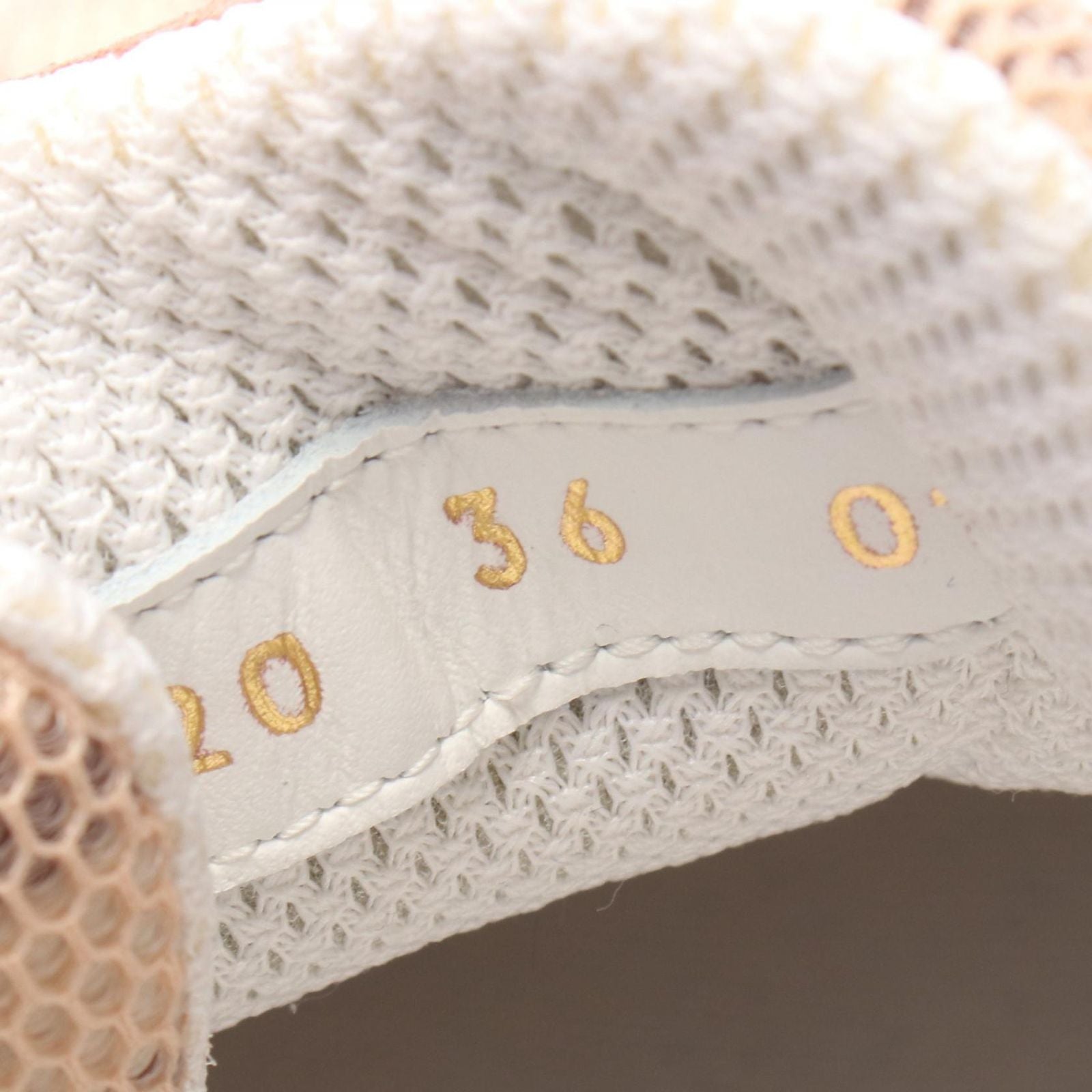Fendi Sneakers Flow Pink Beige Suede — view 7