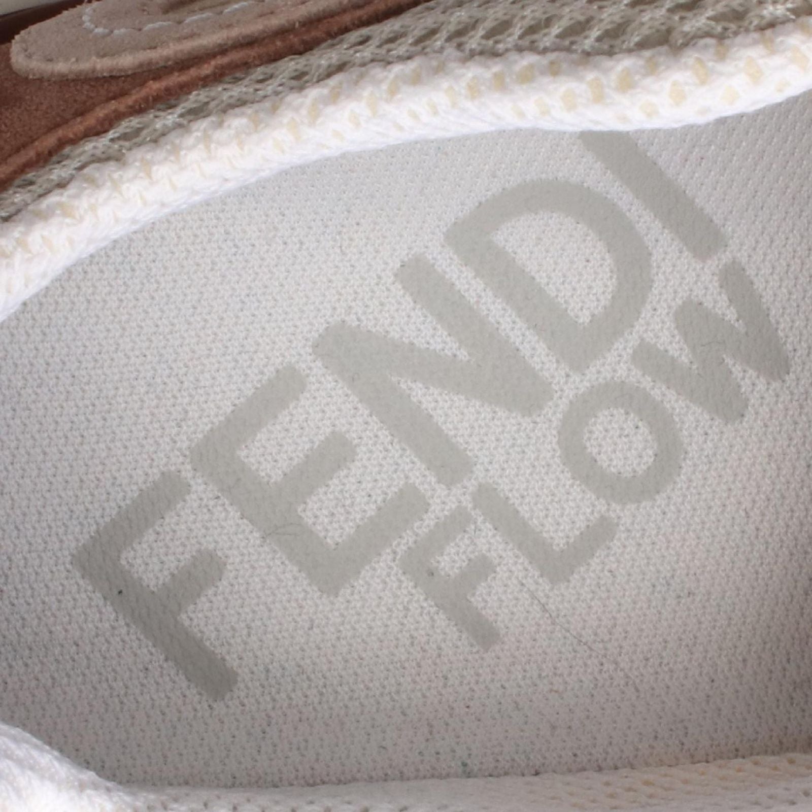 Fendi Sneakers Flow Pink Beige Suede — view 5