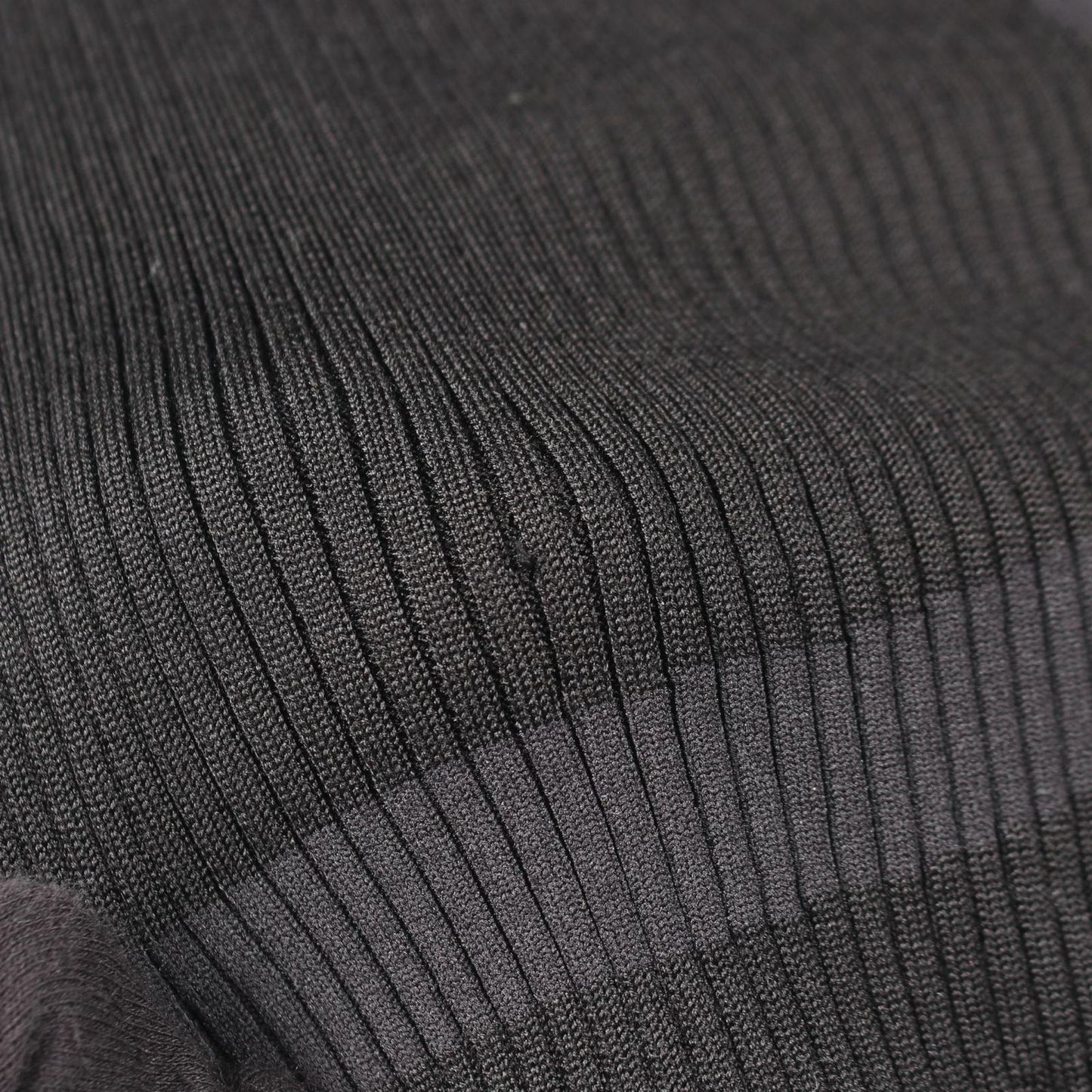 Chanel Knit CC Logo Black Silk Sweater — view 6