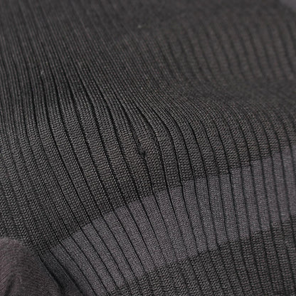 Chanel Knit CC Logo Black Silk Sweater — view 6